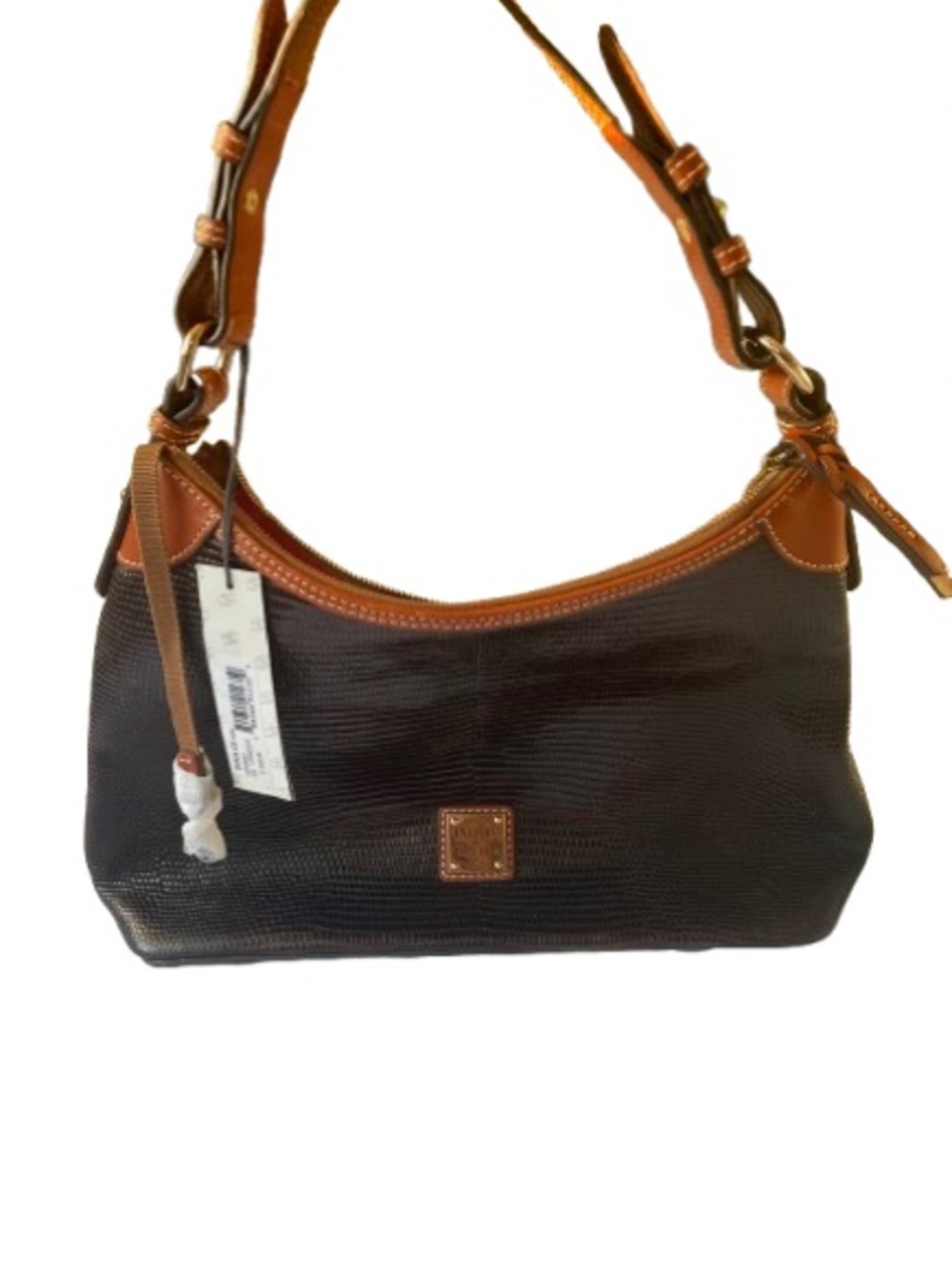 Dooney & Bourke Brown Lizard-Embossed Leather Women's Bag